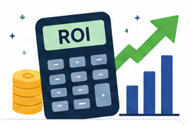 ROI calculator and growth chart